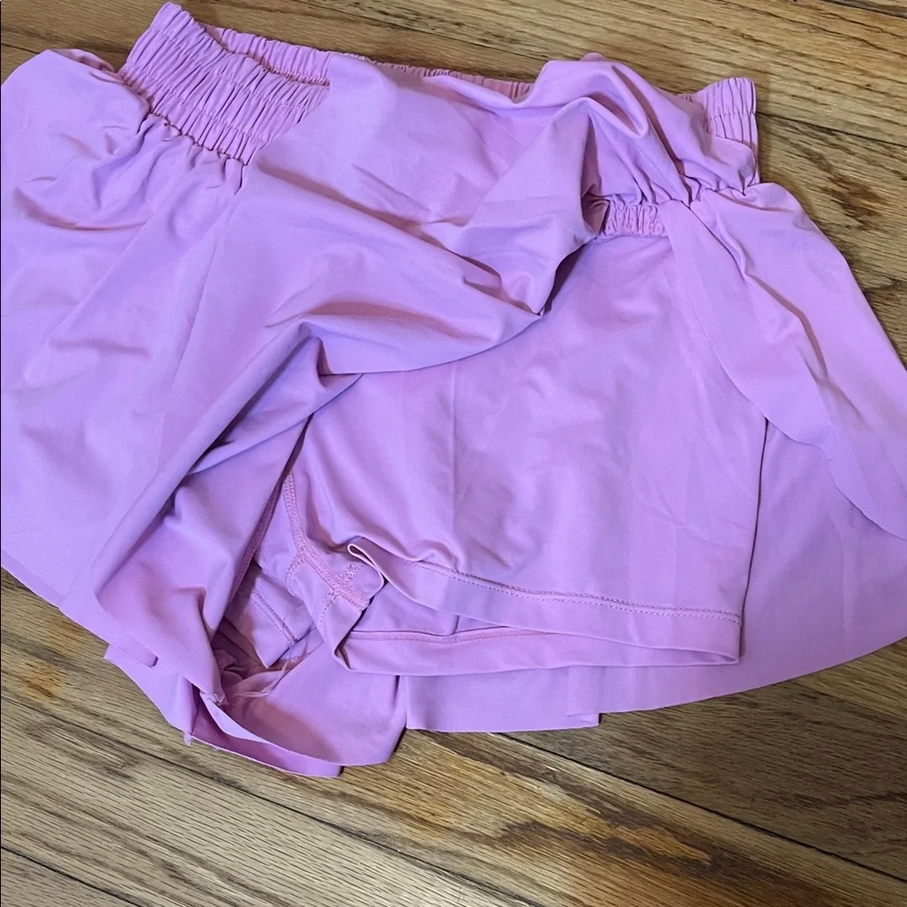 Women's Pink-Purple Running Shorts